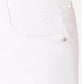 Jeans Plus Size Feminino Style &amp; Co com Controle de Barriga e Perna Fina, Branco Brilhante, Tamanho 22W