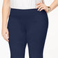 Calça Capri Feminina JM Collection Azul Tamanho 1X