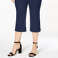 Calça Capri Feminina JM Collection Azul Tamanho 1X