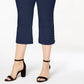Calça Capri Plus Size Feminina JM Collection Azul Tamanho 2X