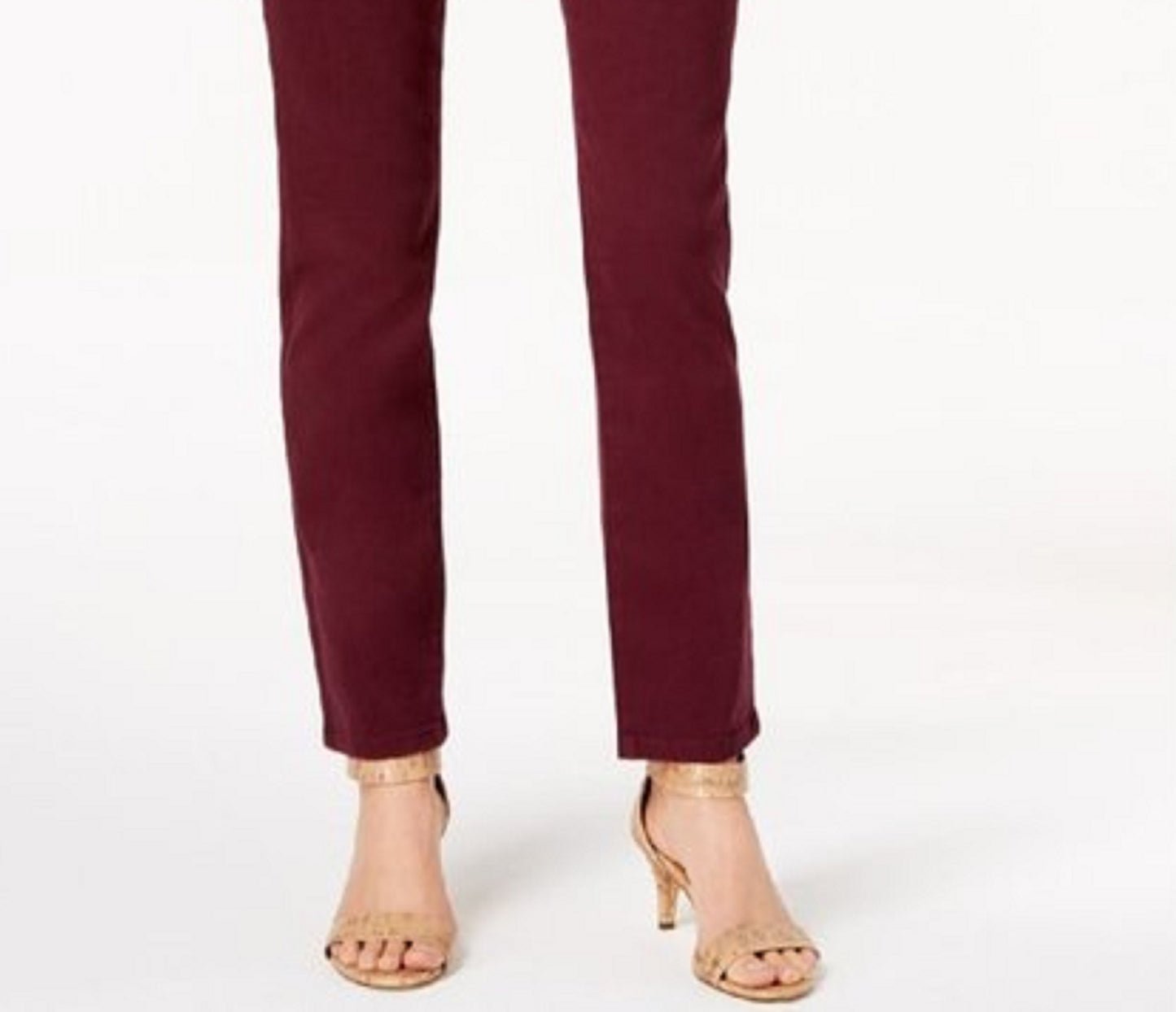 Calça jeans skinny feminina Style &amp; Co Curvy-Fit, roxa, tamanho 12