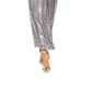 Vestido tubinho drapeado com lantejoulas R &amp; M Richards feminino, prateado, tamanho 1