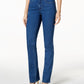 Calça jeans curta feminina Charter Club Petite Lexington de perna reta, azul, tamanho 20X5