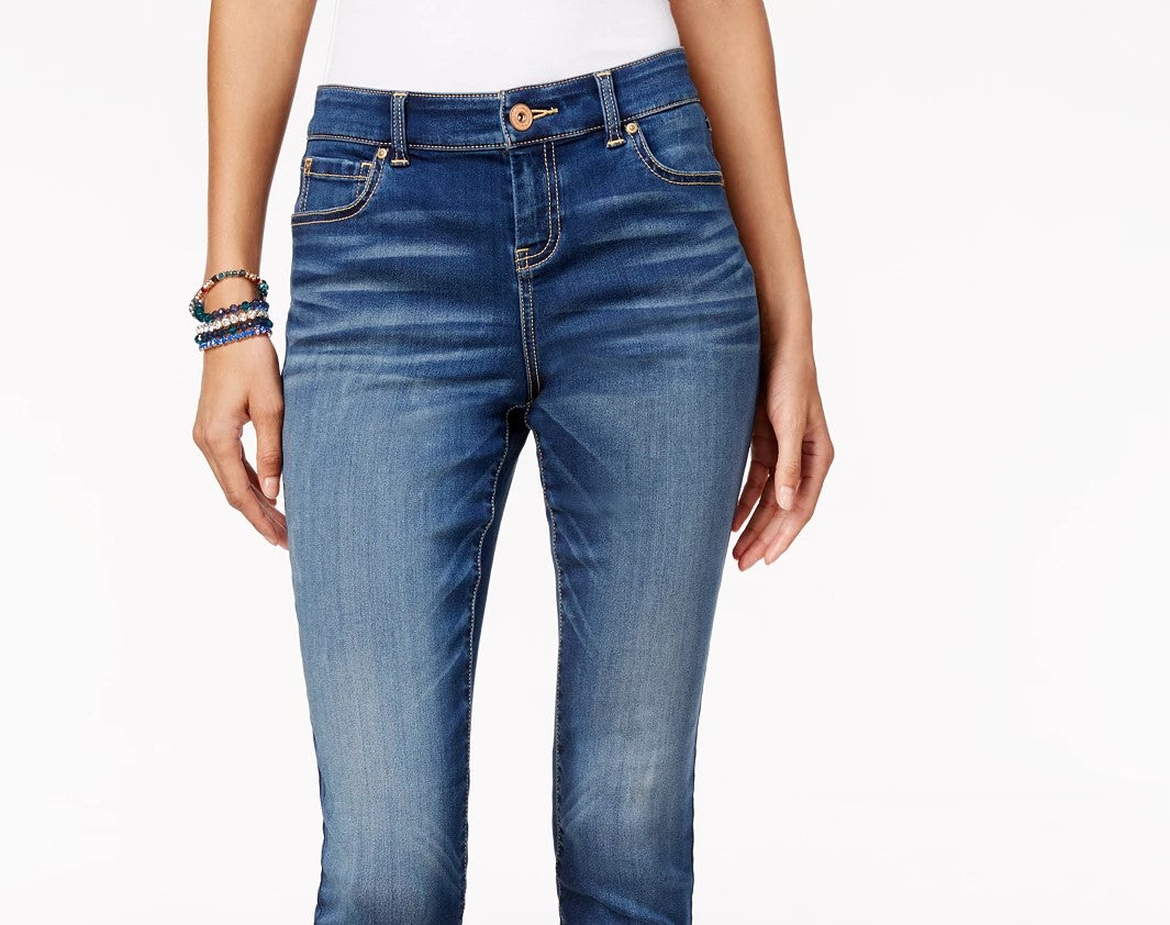 Calça Jeans Skinny Petite Feminina INC International Concepts Azul Tamanho 6 Petite