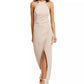 Vestido Halter Brilhante City Studios Juniors Prata Tamanho 13