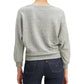 Moletom com gola redonda Levi's Natalie feminino, cinza, tamanho grande
