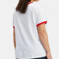 Camiseta Levi's Trendy Plus Graphic Ringer Feminina Branca Tamanho 1X