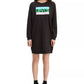 Vestido de moletom feminino Levi's Crew, preto, tamanho X-G