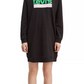 Vestido de moletom feminino Levi's Crew, preto, tamanho X-G