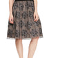 Vestido feminino SL Fashions com estampa floral evasê, tamanho 14, na cor carvão