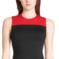 Vestido assimétrico com blocos de cores Tommy Hilfiger feminino, preto, tamanho 2