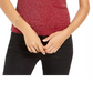 Camiseta de gola alta em lurex Planet Gold Juniors, tamanho extra grande, vermelha