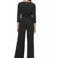 Macacão Tommy Hilfiger Feminino com Gola Alta Preto Tamanho 8