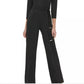 Macacão Tommy Hilfiger Feminino com Gola Alta Preto Tamanho 8