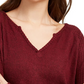 Camiseta Planet Gold Juniors Super Soft Ribbed Vermelha Tamanho X-S