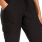 Calça Jogger Planet Gold Junior Velour Preta Tamanho X-G