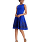 Vestido Calvin Klein Feminino Bordado A-Line Turq Aqua Tamanho 2