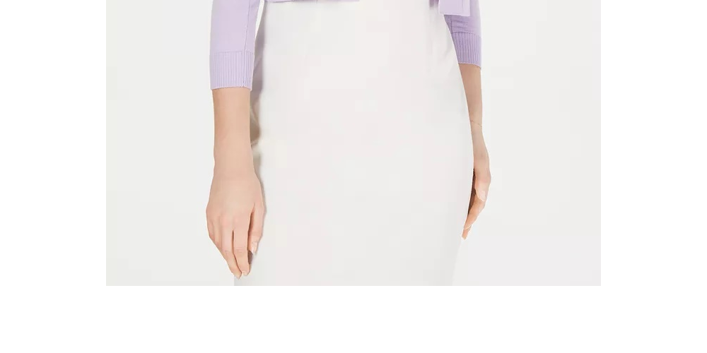 Calvin Klein Cardigan Feminino Azul Tamanho Pequeno