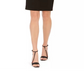 Vestido justo com acabamento em pérolas falsas Calvin Klein feminino, preto, tamanho 2