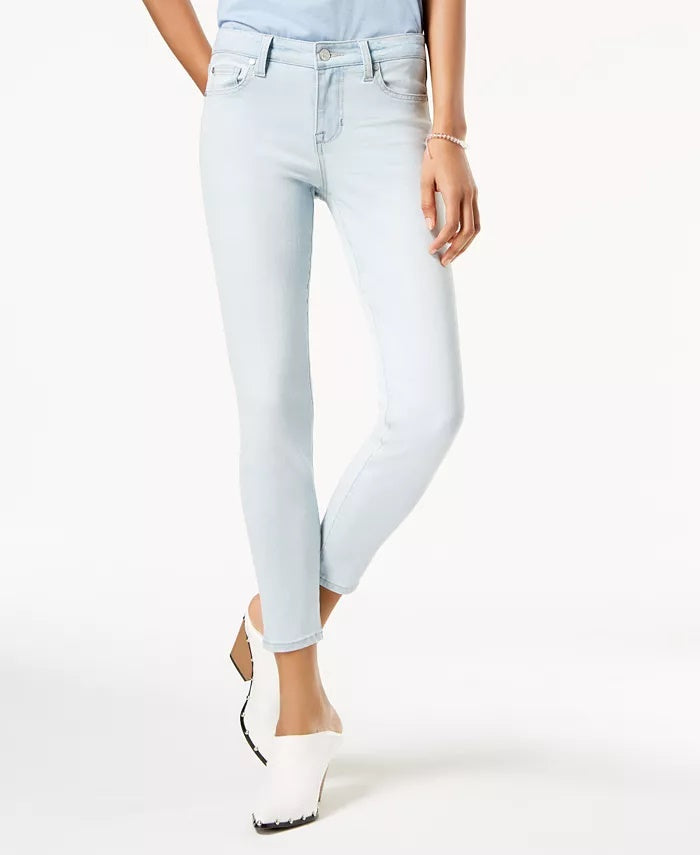 Calça jeans super slim fit slim your thigh, azul médio, tamanho 5, da Celebrity Pink Junior