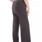 Calça social Calvin Klein Highline reta feminina, cinza escuro, tamanho 20W