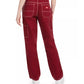Calça Dickies Feminina Pocket Chain Carpenter Vermelha Tamanho 1