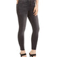 Calça jeans skinny feminina Sts Blue Ellie Raw Hem, preta, tamanho 30