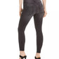 Calça jeans skinny feminina Sts Blue Ellie Raw Hem, preta, tamanho 30