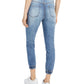Calça jeans rasgada Dollhouse Junior's azul médio tamanho 7