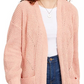 Cardigan Hippie Rose Junior Chenille Laranja Tamanho P
