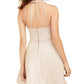 Vestido Teeze Me Juniors Allover com Glitter Fit &amp; Flare, Dourado, Tamanho 3