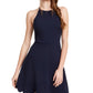 Vestido evasê com corte evasê para jovens Emerald Sundae, azul-claro, tamanho grande