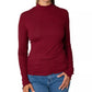 Blusa de gola alta Rebellious One Juniors Vermelho Brilhante Tamanho X-G