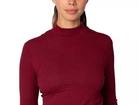 Blusa de gola alta Rebellious One Juniors Vermelho Brilhante Tamanho X-G