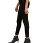 Calça Jeans Rewash Junior's Velvet Leopard Preta Tamanho 3
