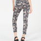 Calça jeans skinny cropped camuflada Rewash Juniors, cinza, tamanho 7