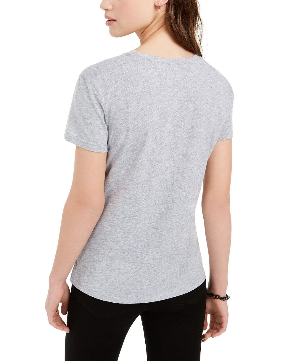 Camiseta estampada Love Tribe Junior's Rat Ano Novo Lunar, tamanho médio, cinza, grande