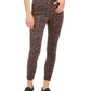 Calça jeans skinny estampada Rewash Juniors, roxa, tamanho 7