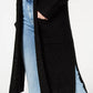 Cardigan Duster Texturizado para Juniores da Hooked Up By Iot, Preto, Tamanho Pequeno