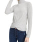 Blusa de gola alta Crave Fame Juniors Cozy Twist-Front, tamanho X-S