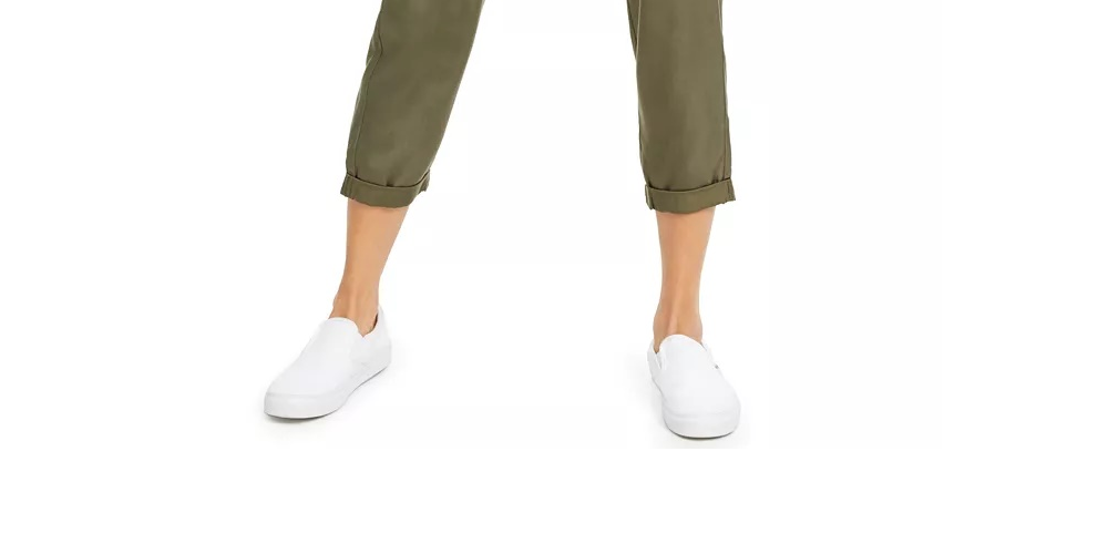 Calça Paperbag de cintura alta Indigo Rein Junior's, verde, tamanho grande