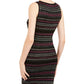 Vestido suéter listrado metálico Planet Gold Juniors, preto, tamanho XX Pequeno