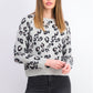 Suéter Animal Print Infantil Planet Gold Cinza Tamanho Médio