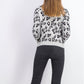 Suéter Animal Print Infantil Planet Gold Cinza Tamanho Médio