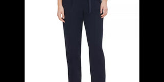 Calça Calvin Klein Feminina D-Ring Belt Azul Tamanho 14