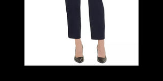 Calça Calvin Klein Feminina D-Ring Belt Azul Tamanho 14