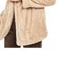 Calvin Klein Jaqueta Cardigan Feminina Chevron Stitch Bege Médio Tamanho Grande