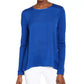 Michael Kors Top Feminino Mixed Media Regular Azul Tamanho X-S