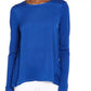 Michael Kors Top Feminino Mixed Media Regular Azul Tamanho X-S