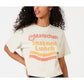 Camiseta de algodão para almoço instantâneo Mighty Fine Juniors, tamanho grande, branca